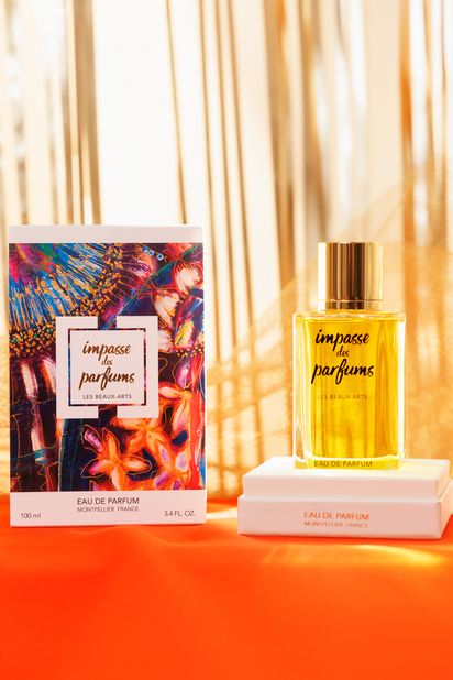 Création du packaging du parfum Les Beaux Arts pour la marque Impasse des parfums