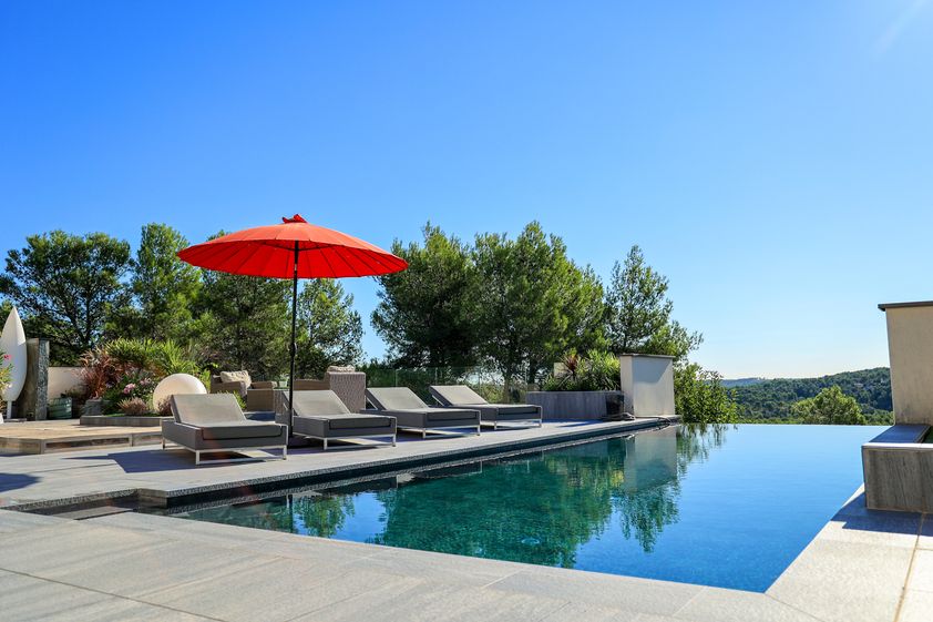 Photo piscine rénovée aux Vautes à Saint-Gély-du-Fesc